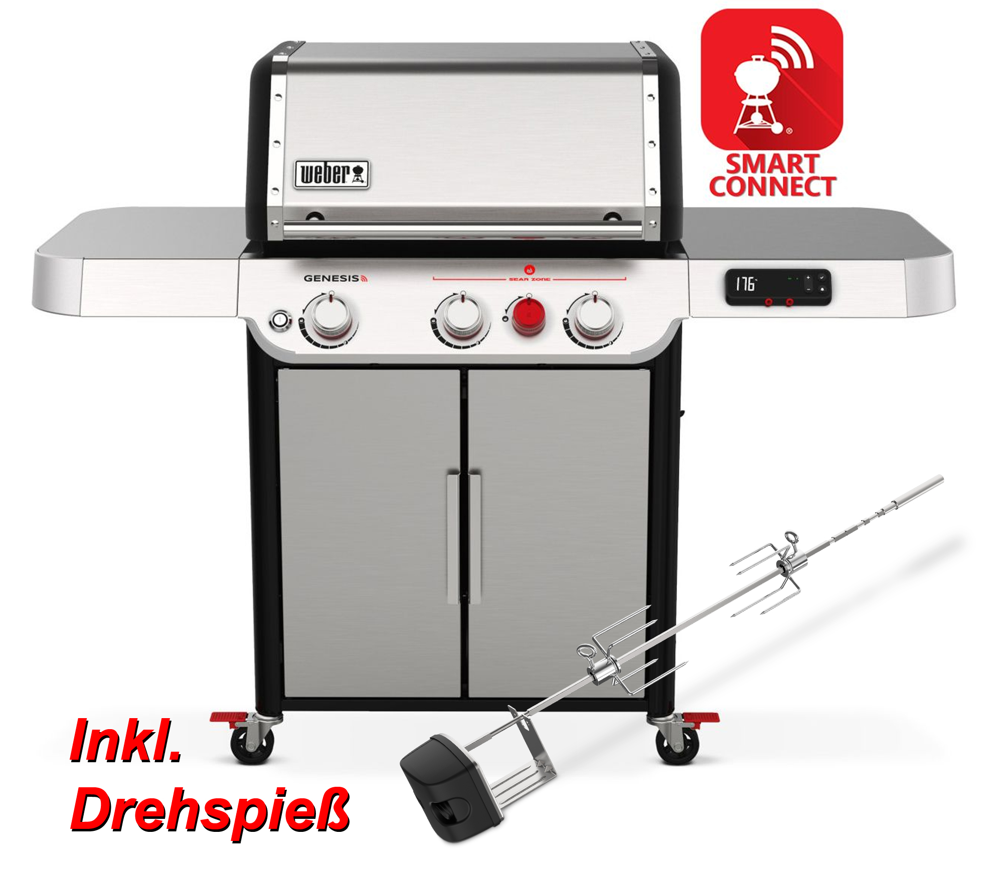 Weber Genesis SX 325 S inkl. Drehspieß