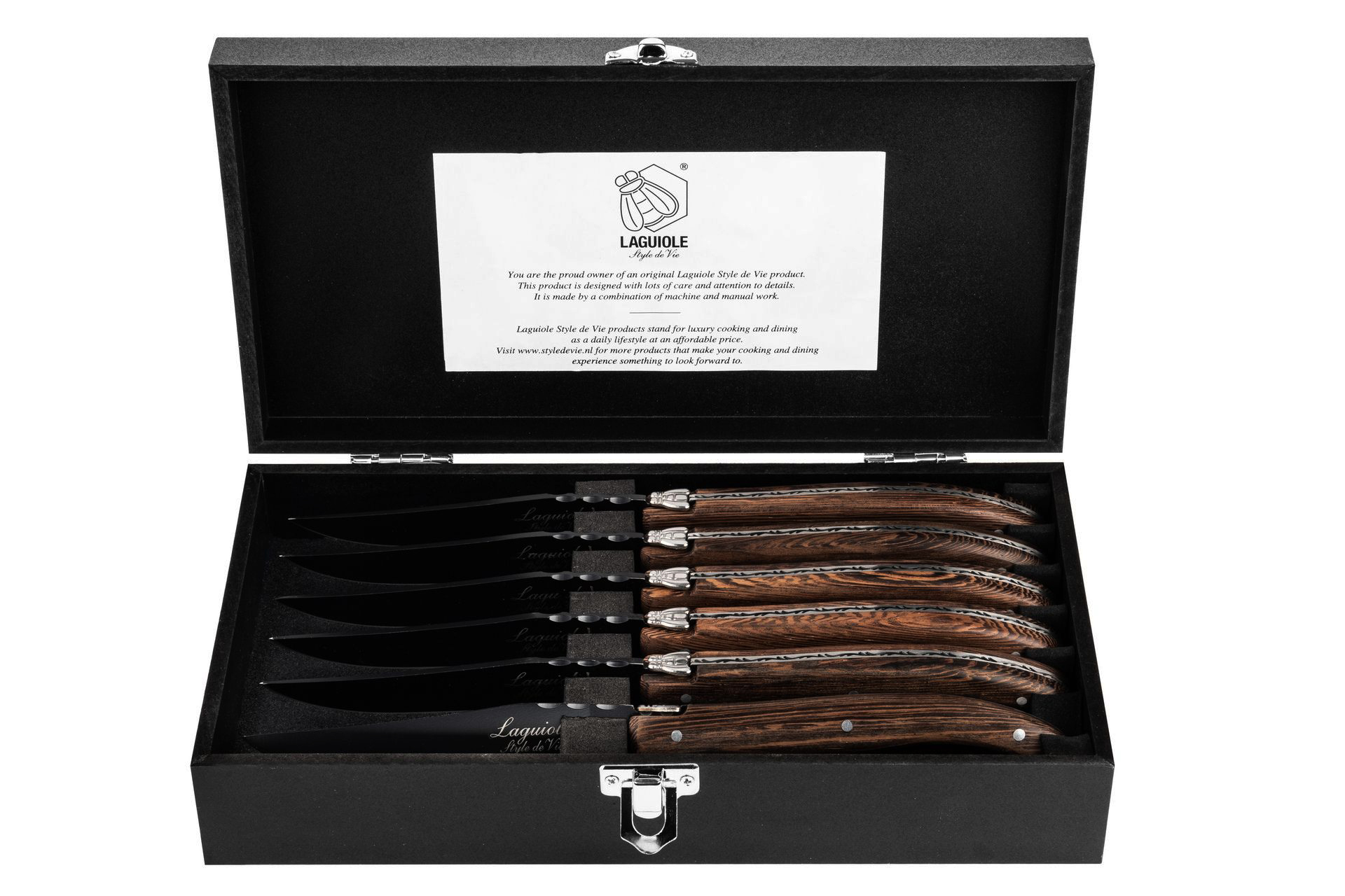 Style de Vie Steakmesser Set 6-tlg. Black