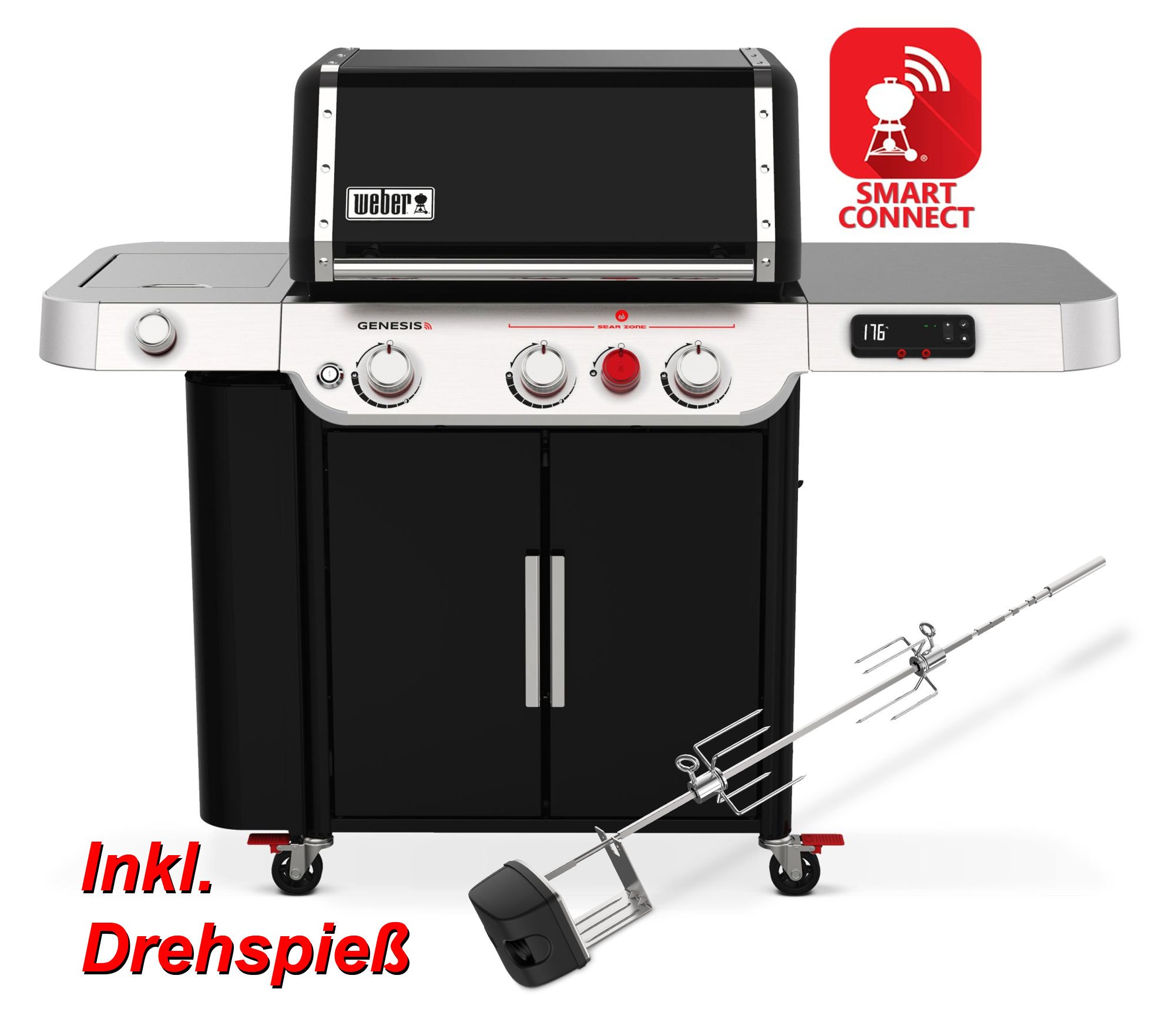 Weber Genesis EX 335 inkl. Drehspieß